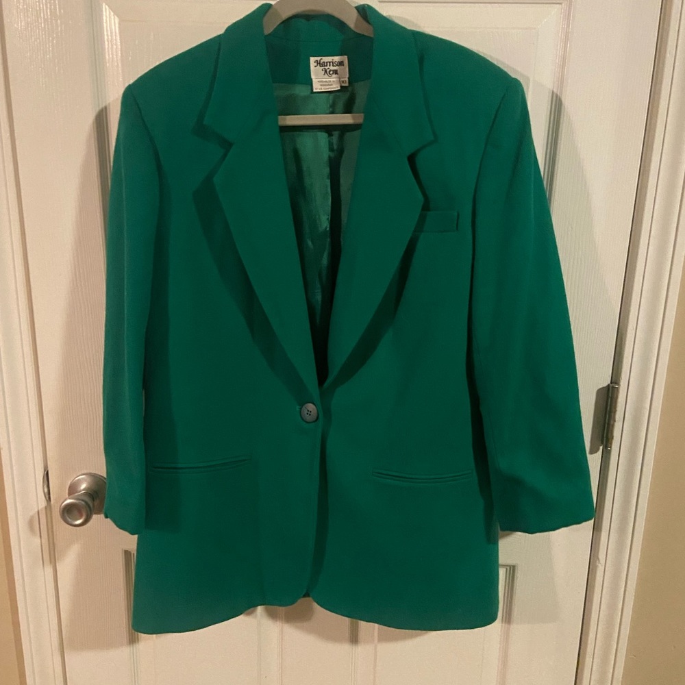 Kelly green blazer